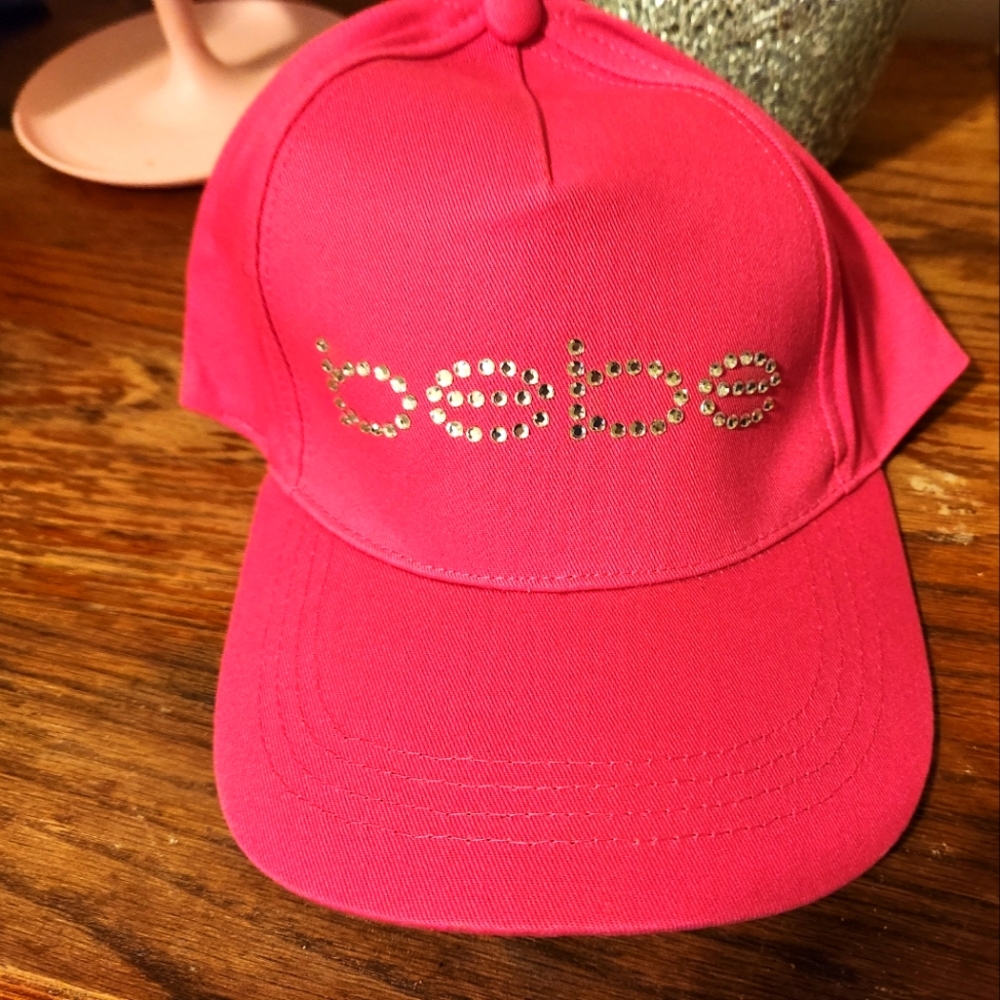 Bebe pink baseball cap